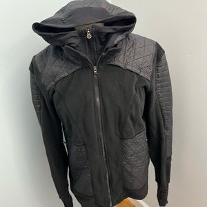 Fleece Lululemon size 10 black lightweight.